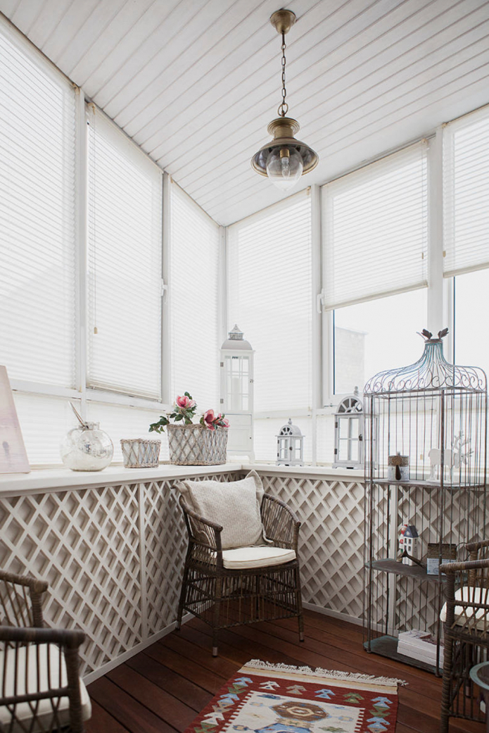 жалюзи на балконе