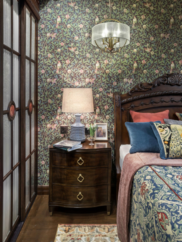 Текстильные обои с цветами Текстильные обои с цветами