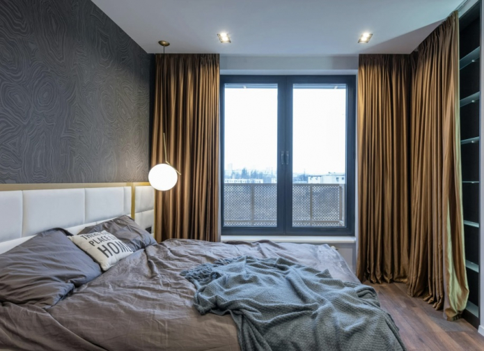 шторы в спальне