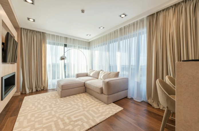 шторы в гостиной