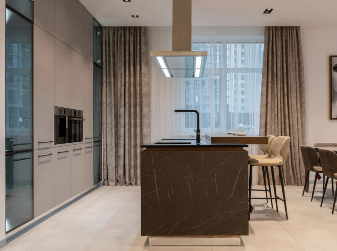 шторы на кухне