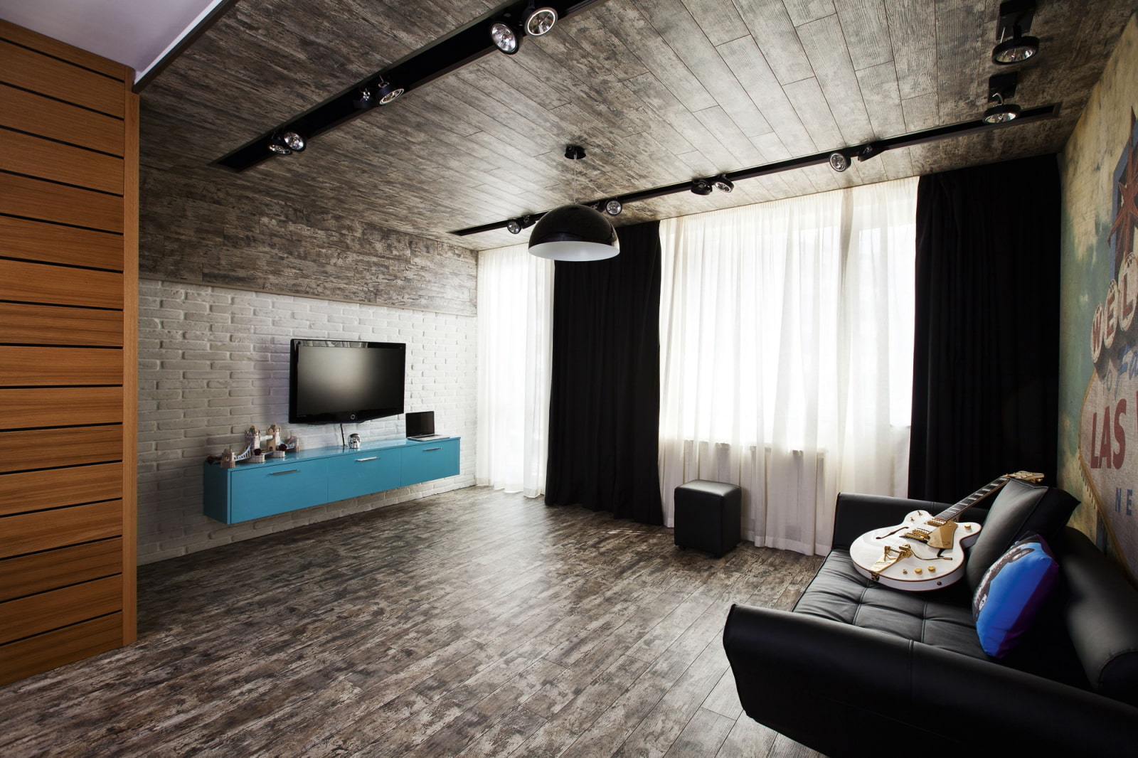 Потолок в стиле лофт: бетонный, натяжной, деревянный — 47 фото интерьеров | sapsanmsk.ru