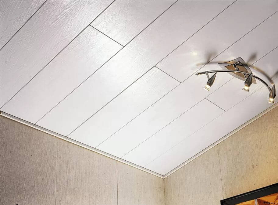 Ламинат на потолок (52 фото)