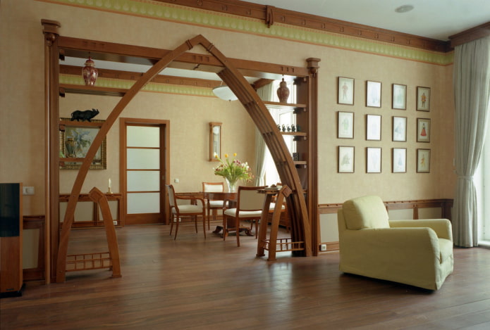 Арка в гостиной: самые интересные, красивые и стильные варианты арок (175 фото + видео)