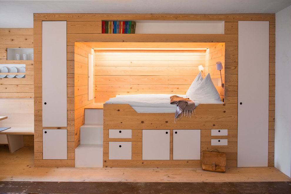 Кровать в нише в однокомнатной квартире - лучшие идеи и инструкции