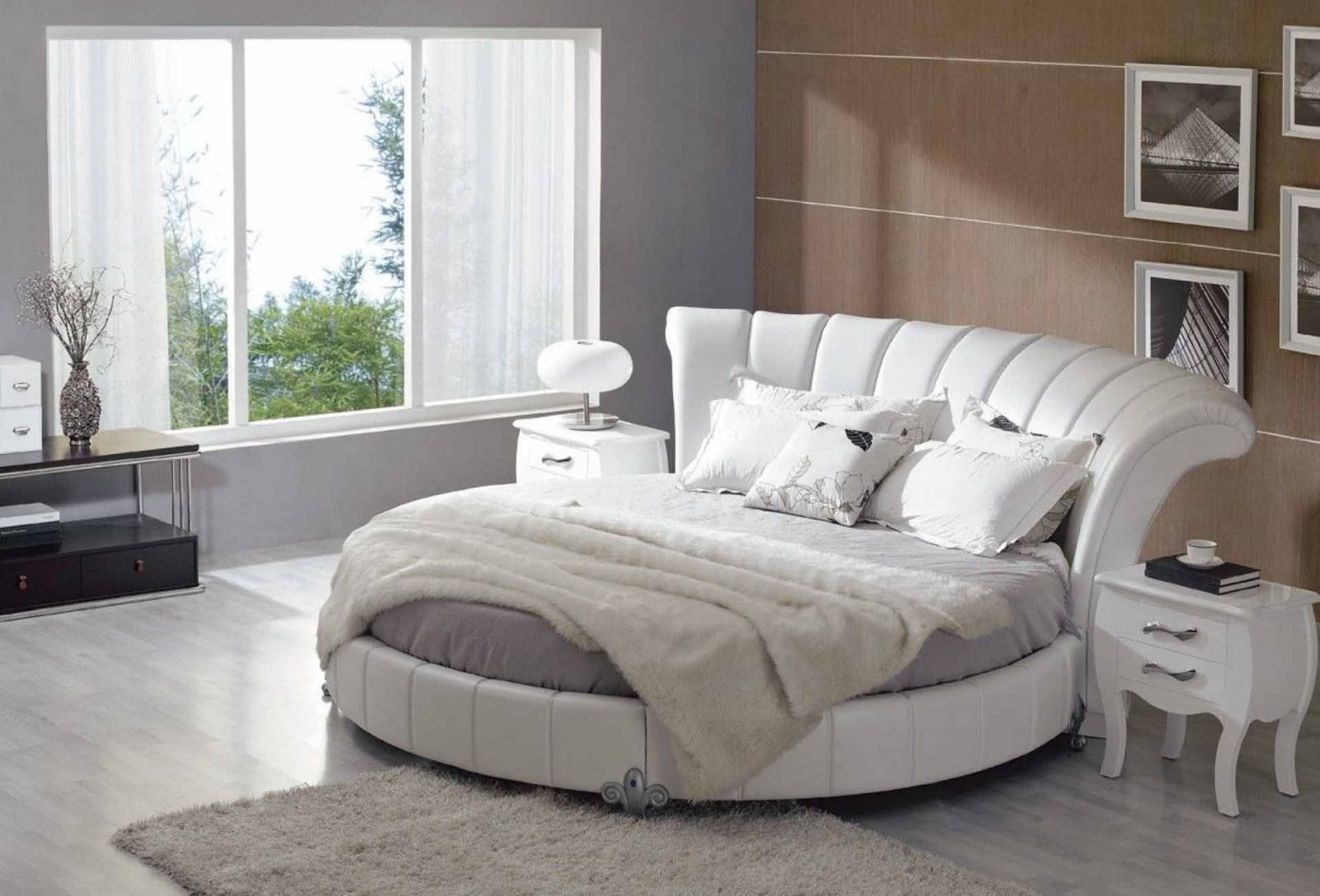 Кровать С Белым Изголовьем Фото