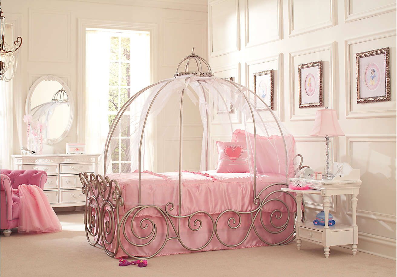 Кровать Serena для девочки с балдахином