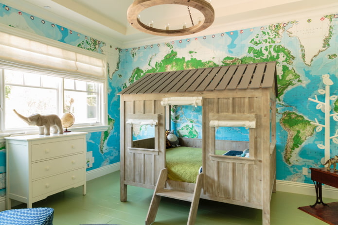 Кровать-домик в детской комнате: фото, варианты дизайна, цвета, стили, декор