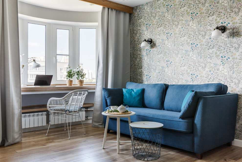 Синий диван в интерьере: 70+ фото, идеи для гостиной, кухни, детской,кабинета