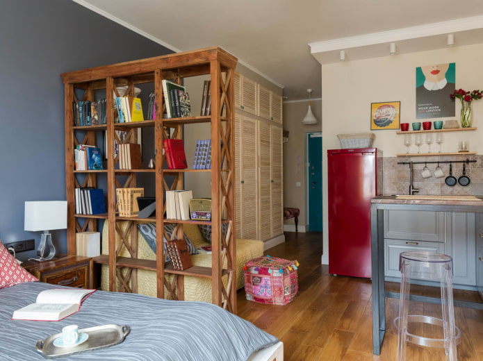 Дизайн маленькой квартиры-студии 18 кв. м. – фото интерьера, идеи обустройства
