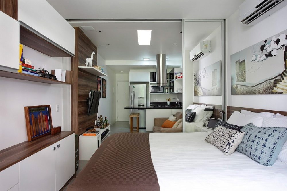 Дизайн однокомнатной квартиры 30 кв. м - фото, интерьер 1-комнатной квартиры площадью 30 кв м