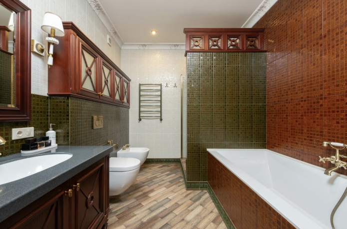 красно-зеленая ванная красно-зеленая ванная