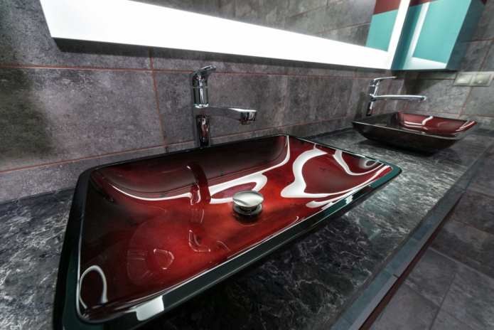 красная раковина красная раковина