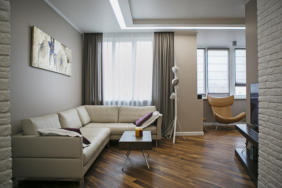 Дизайн двухкомнатной квартиры 70 кв. м: интересный проект интерьера