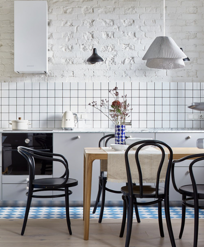 скандинавский стиль в кухне