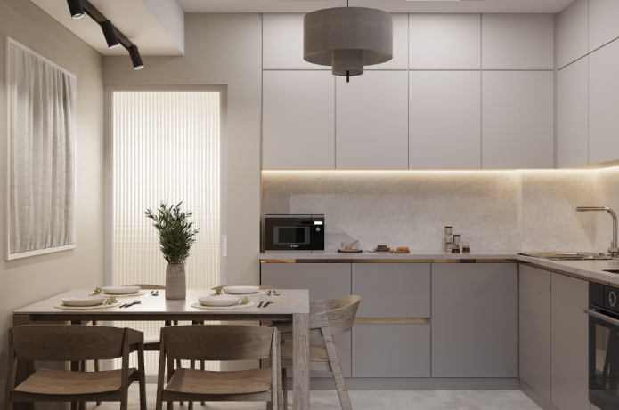 Кухня в стиле минимализм Кухня в стиле минимализм