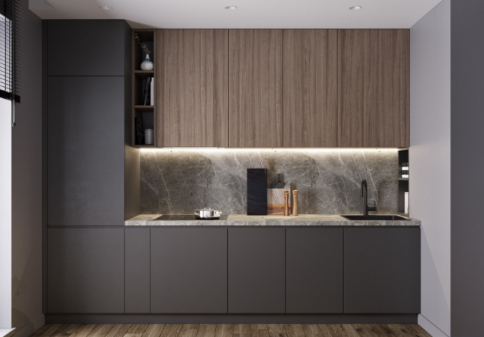 Кухня в стиле минимализм Кухня в стиле минимализм