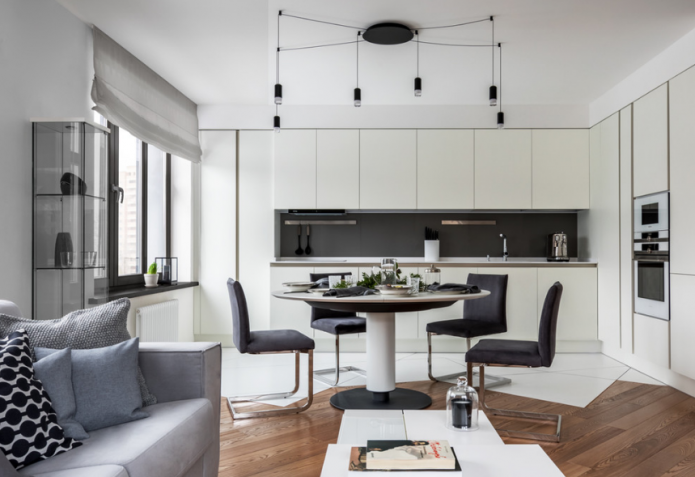 Кухня, совмещённая с комнатой Кухня, совмещённая с комнатой