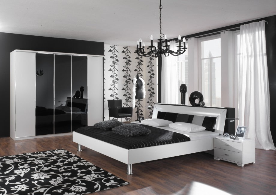 Дизайн комнаты в черно белом стиле (80 фото)