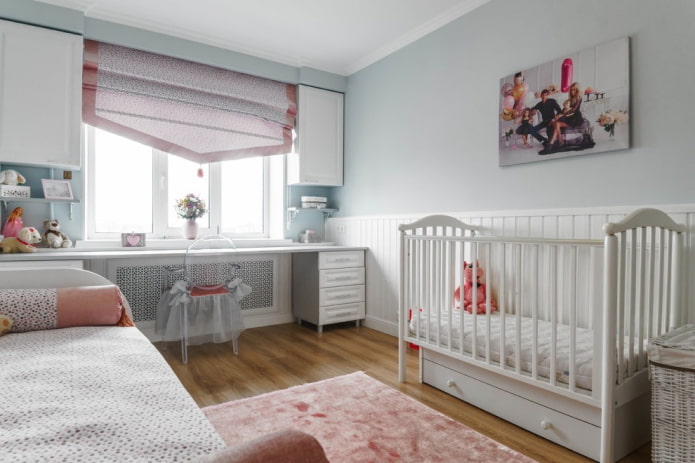 Комната для дошкольника и новорожденного