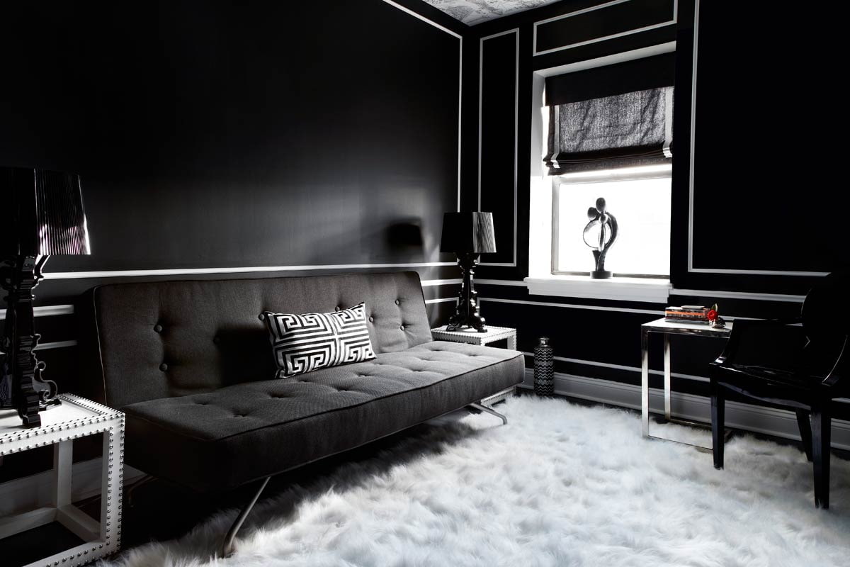 Мебель Черно Белая Фото