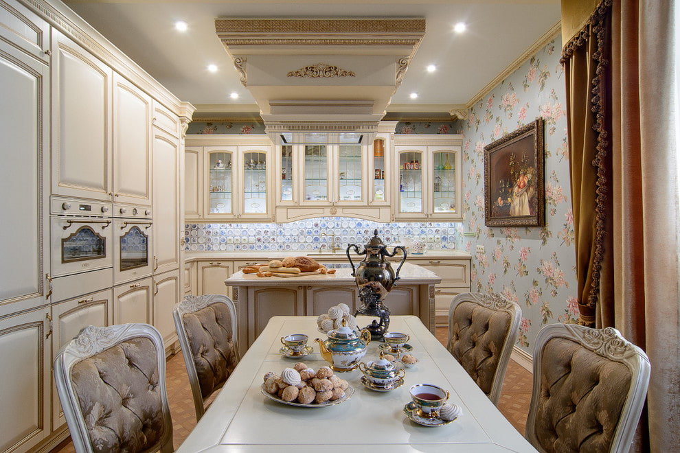 Дизайн интерьер кухни столовой в частом доме: фото с примерами от уральские-газоны.рф
