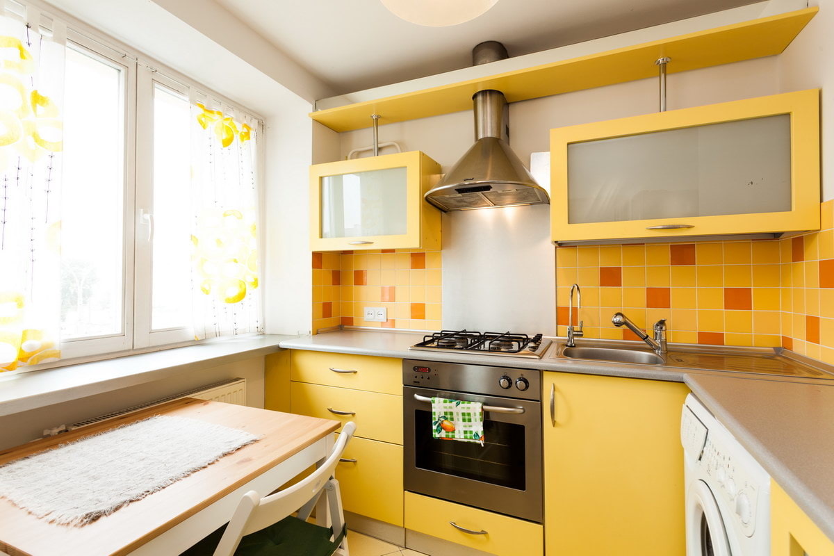 Особенности оформления интерьера желтой кухни (100 реальных фото)