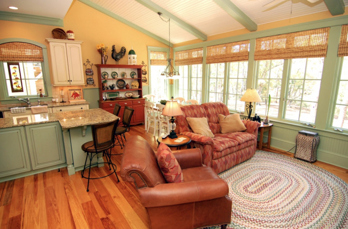 оформления кухни-гостиной