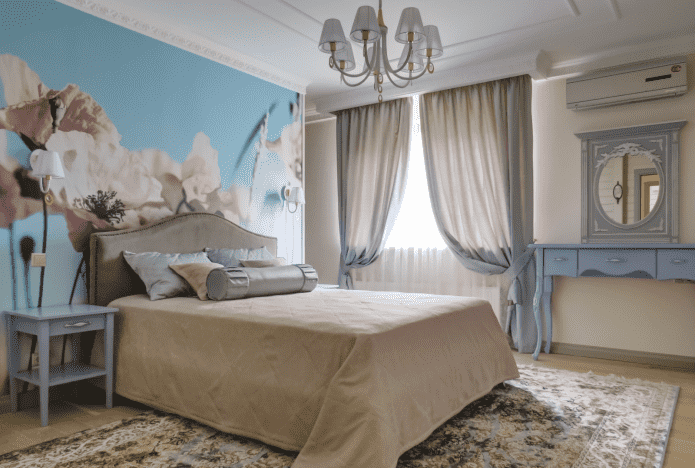 отделка спальни в прованском стиле