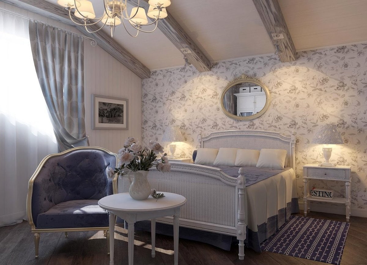 Спальня в стиле прованс: особенности оформления помещения
