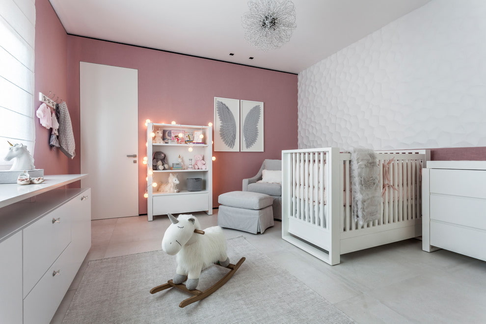 Дизайн детской комнаты для новорожденного: 100 идей с фото