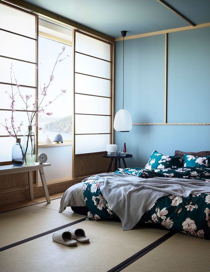 Спальня в японском стиле фото