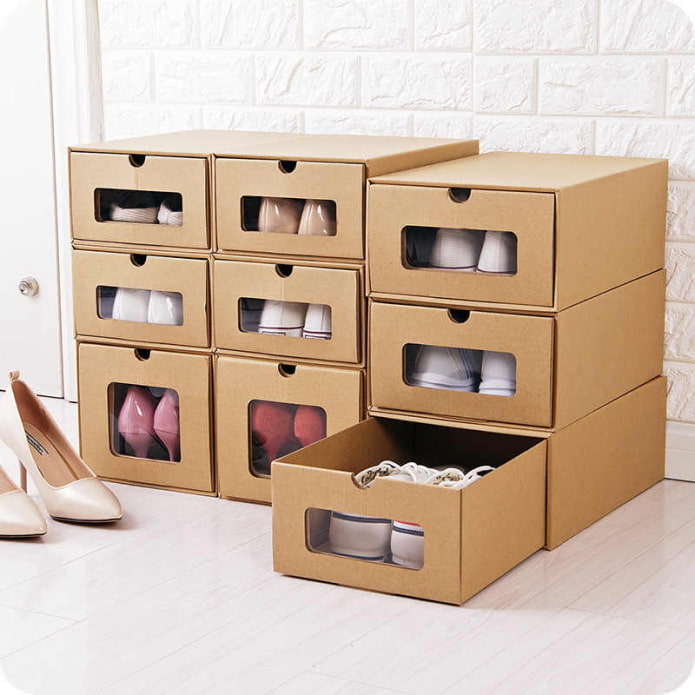 коробки для хранения обуви