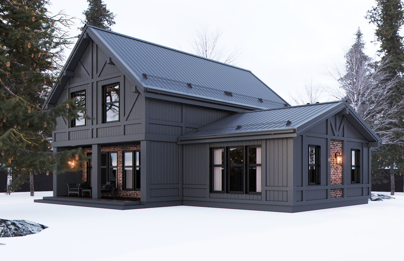 Деревянные дома в скандинавском стиле фото