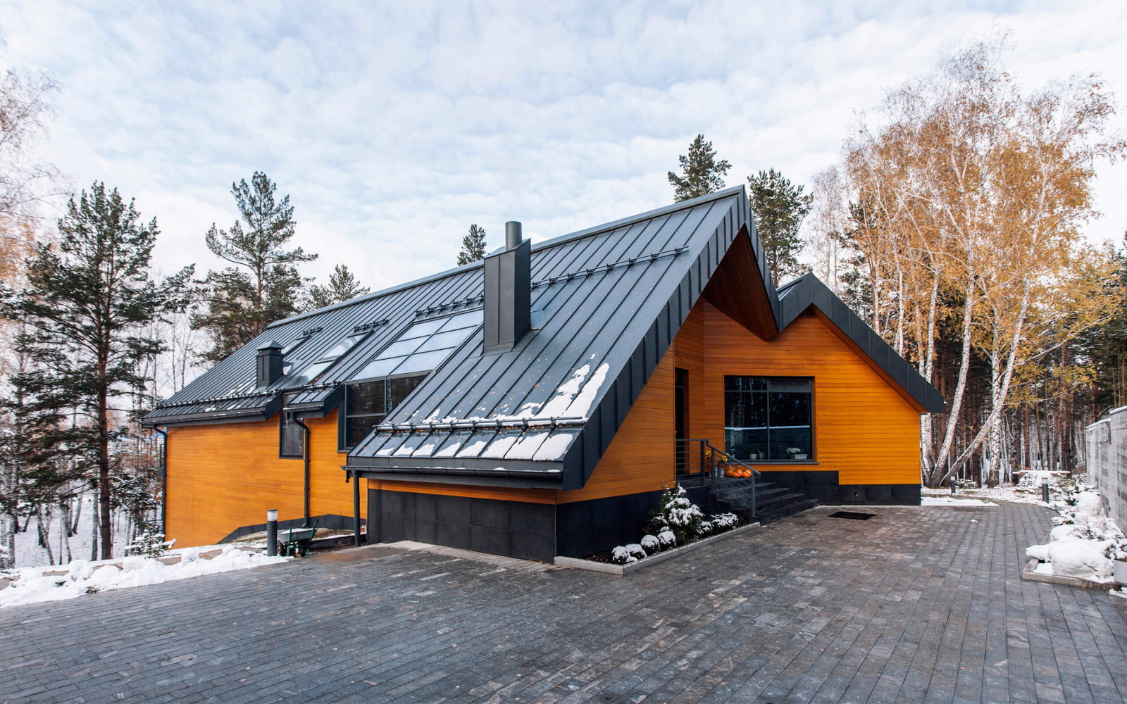 Дачный дом в скандинавском стиле фото