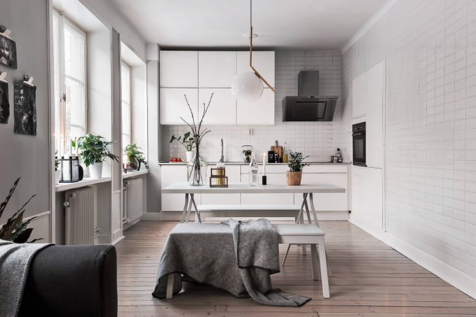 Фото скандинавская кухня – как создать интерьер своими руками на маленькой кухне или кухне-гостиной