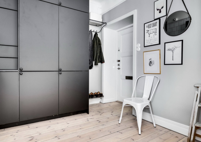 меблировка в интерьере коридора в скандинавском стиле меблировка в интерьере коридора в скандинавском стиле