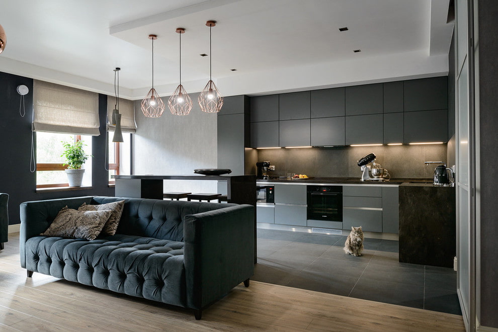 Идеи дизайна кухни-гостиной 30 кв: 25 стильных решений