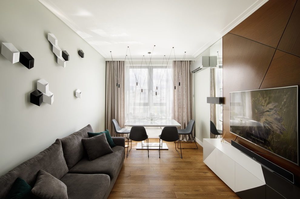 Дизайн гостиной 18 кв. м: максимум функциональности и стиля