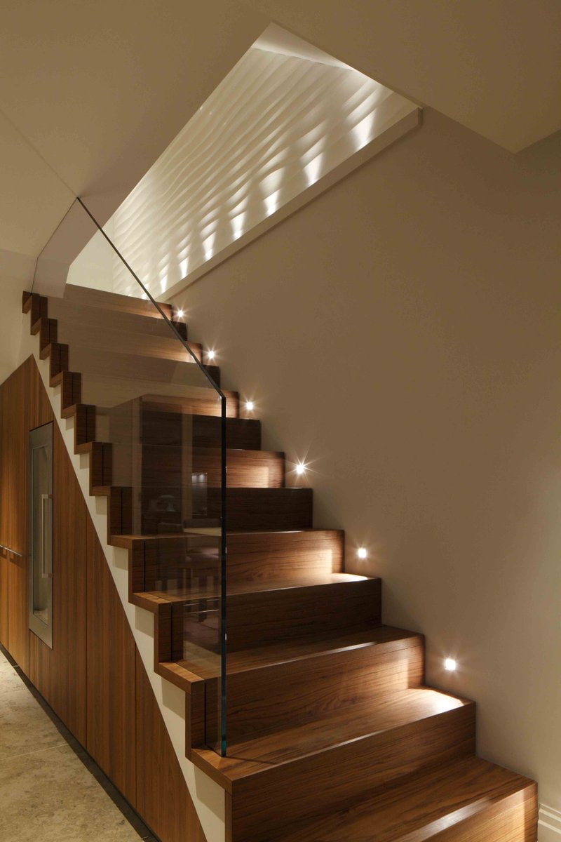 Подсветка Лестницы В Частном Доме Фото