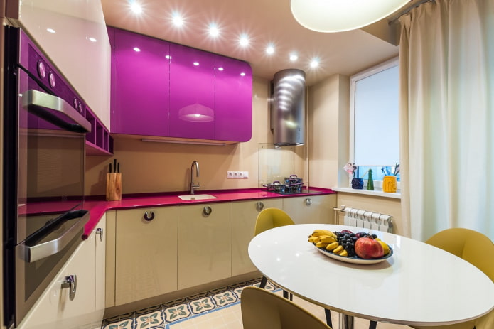 цветовая гамма интерьера кухни площадью 10 кв