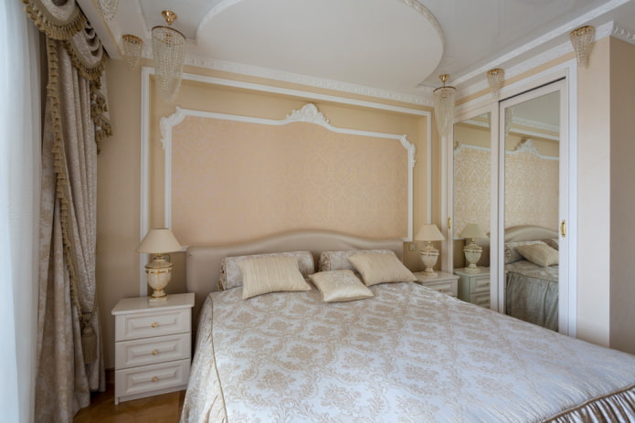 классический интерьер спальни