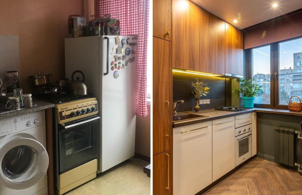 Как быстро освежить интерьер кухни: фото до и после