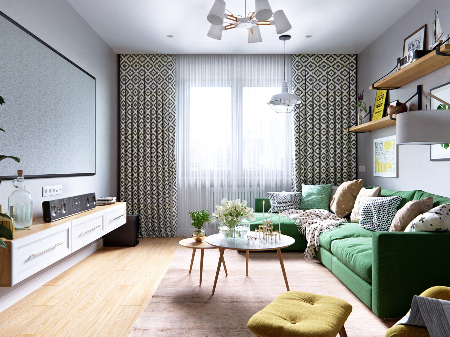Дизайн гостиной 17 кв. м — идеи для интерьера от ИВД | gkhyarovoe.ru