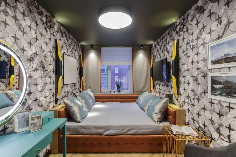 Дизайн спальни 12 кв. метров. Фото современных интерьеров и планировок