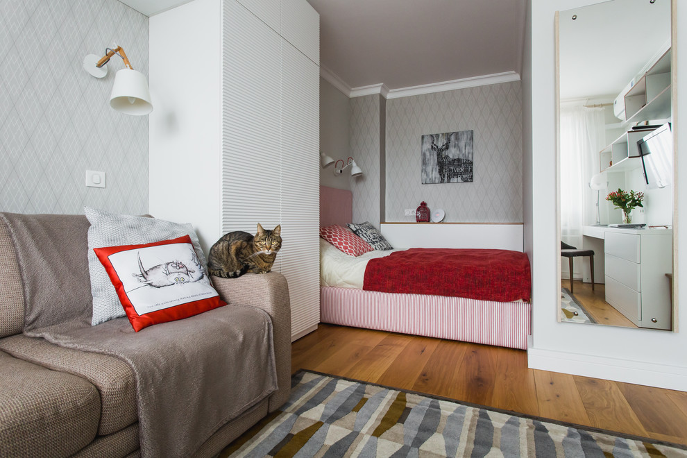 Дизайн комнаты в однокомнатной квартире — фото-идеи