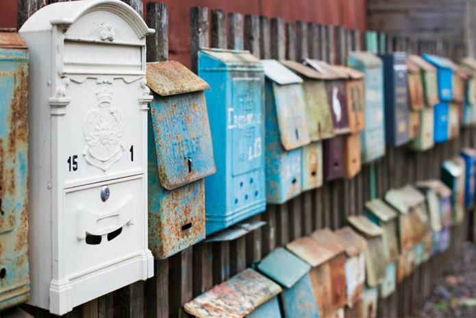 Коллекция почтовых ящиков
