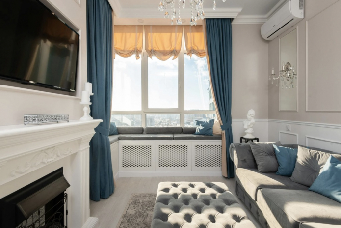 Лаунж-зона на подоконнике