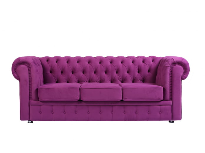 лиловый диван