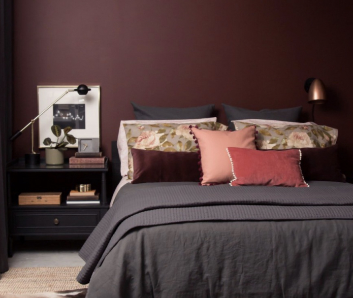 марсала в интерьере